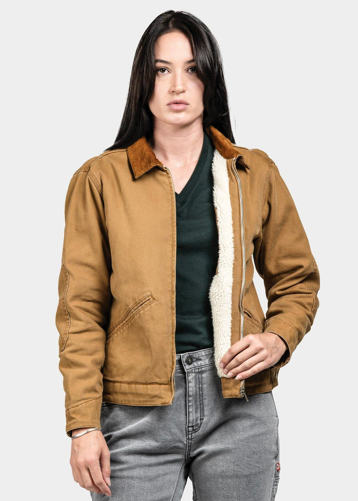 Vintage Canvas Jacket Work Wear Vintage Canvas Jacket Heavy Brown