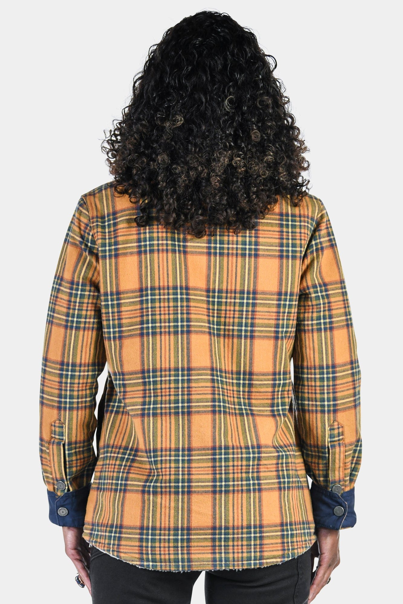 Old School Women's Reversible Work Jacket – Plaid & Sherpa Fleece