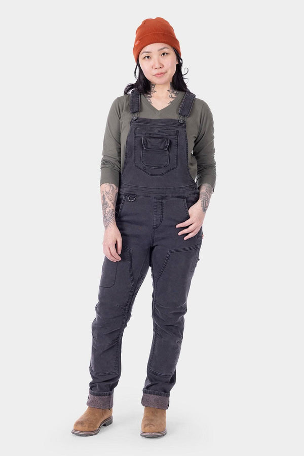 Freshley HotSwap® Drop Seat Overalls in Black