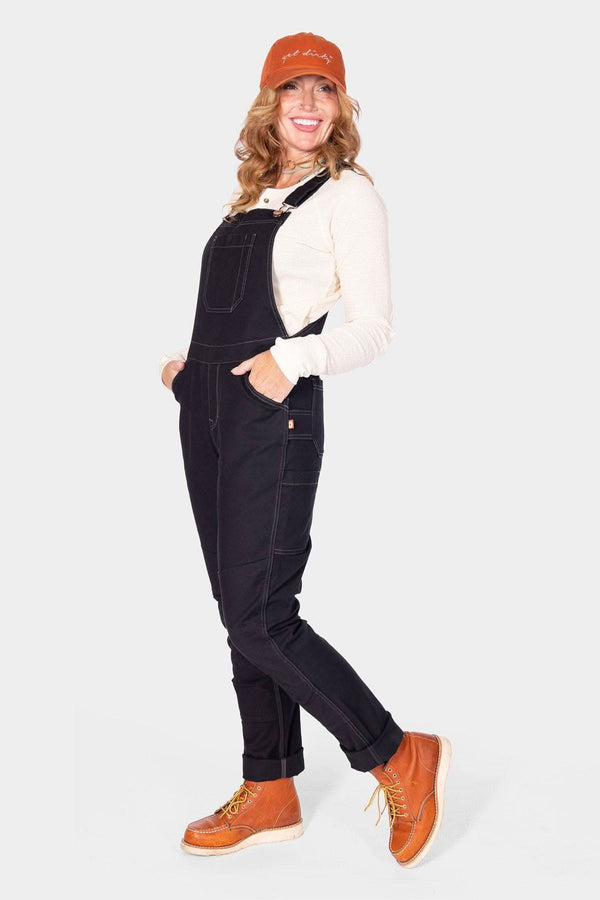 GO TO™  Overalls in Carbon Black