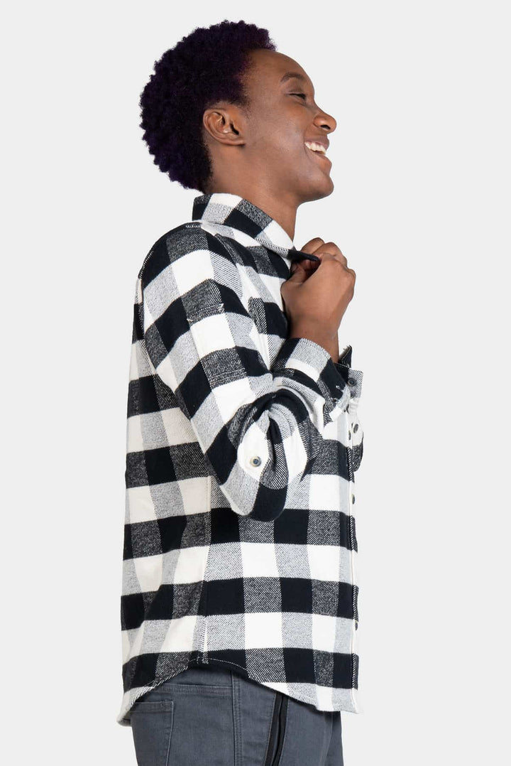 dovetail workwear Givens Work Shirt in Chunky Buffalo Flannel