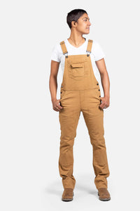 Freshley Overall in Saddle Brown Canvas
